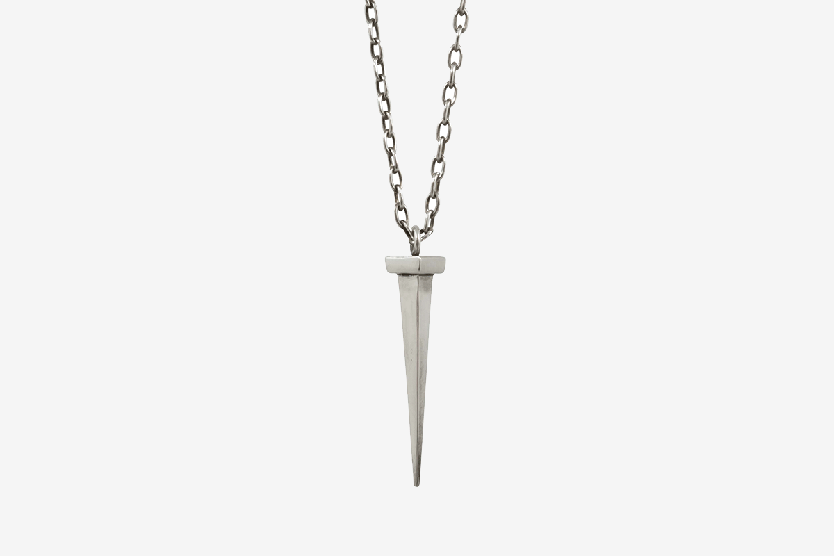 Sterling Silver Tough as Nails Necklace