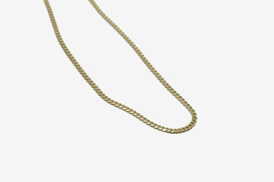 14k Gold Curb Chain Necklace