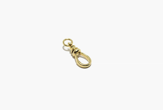 14k Gold Large Fob Pendant