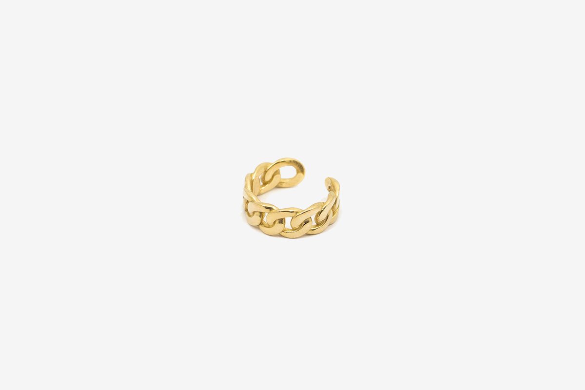 14k Gold Miami Ear Cuff