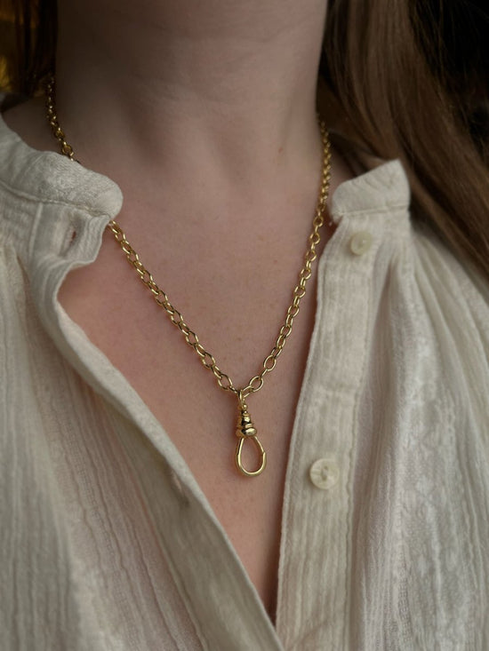 14k Yellow Gold Oval Chain Necklace