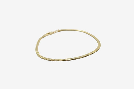 14k Yellow Gold Snake Chain Bracelet