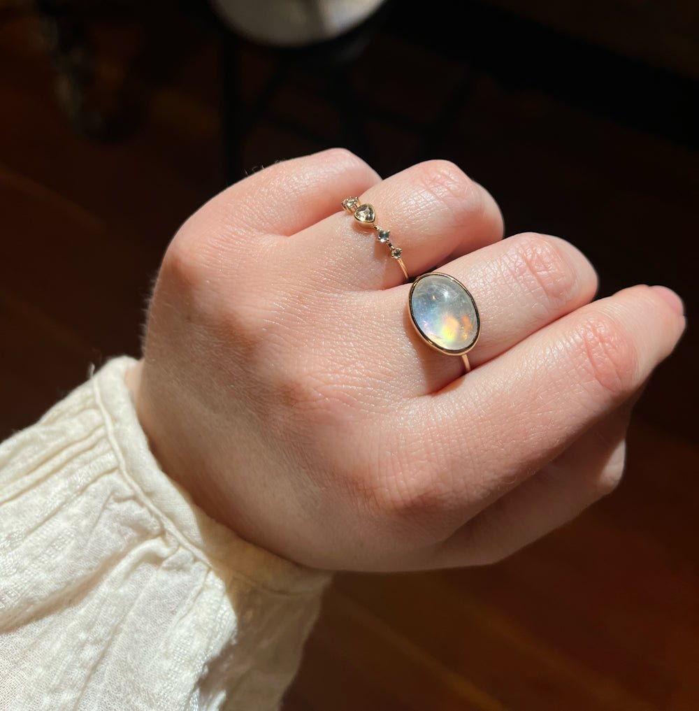 Celine Daoust 14k Gold Moonstone Faye Ring