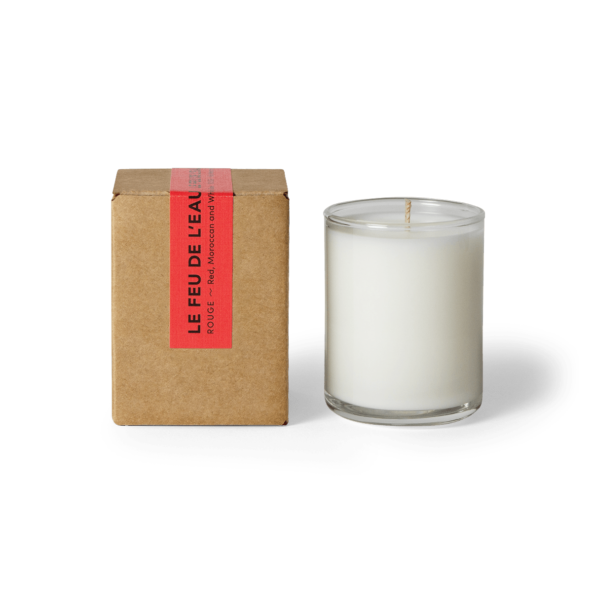 Le Feu De L'eau Rouge Votive Candle