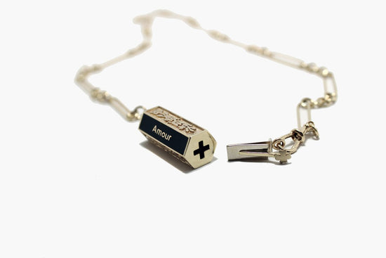 Love Lock Trombone Chain Necklace 🖤