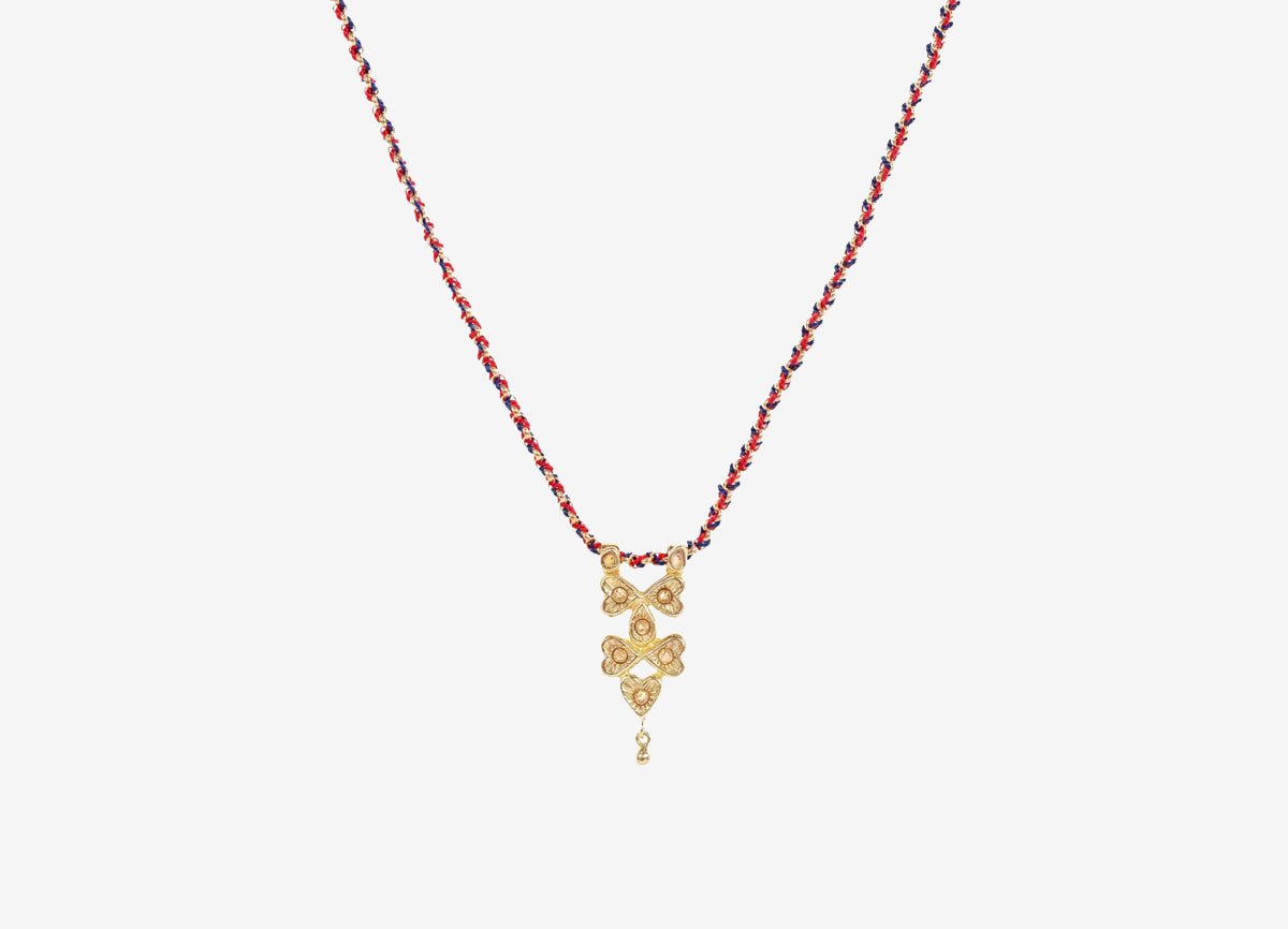 Marie Laure Chamorel Polki Diamond Pendant Necklace