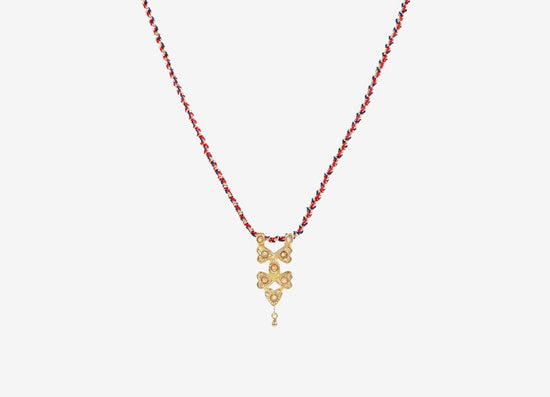 Marie Laure Chamorel Polki Diamond Pendant Necklace