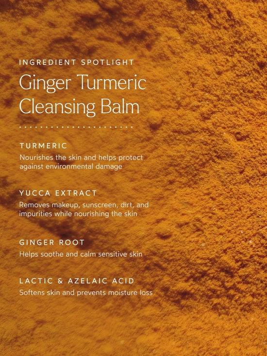 True Botanicals Calm Ginger Turmeric Cleansing Balm