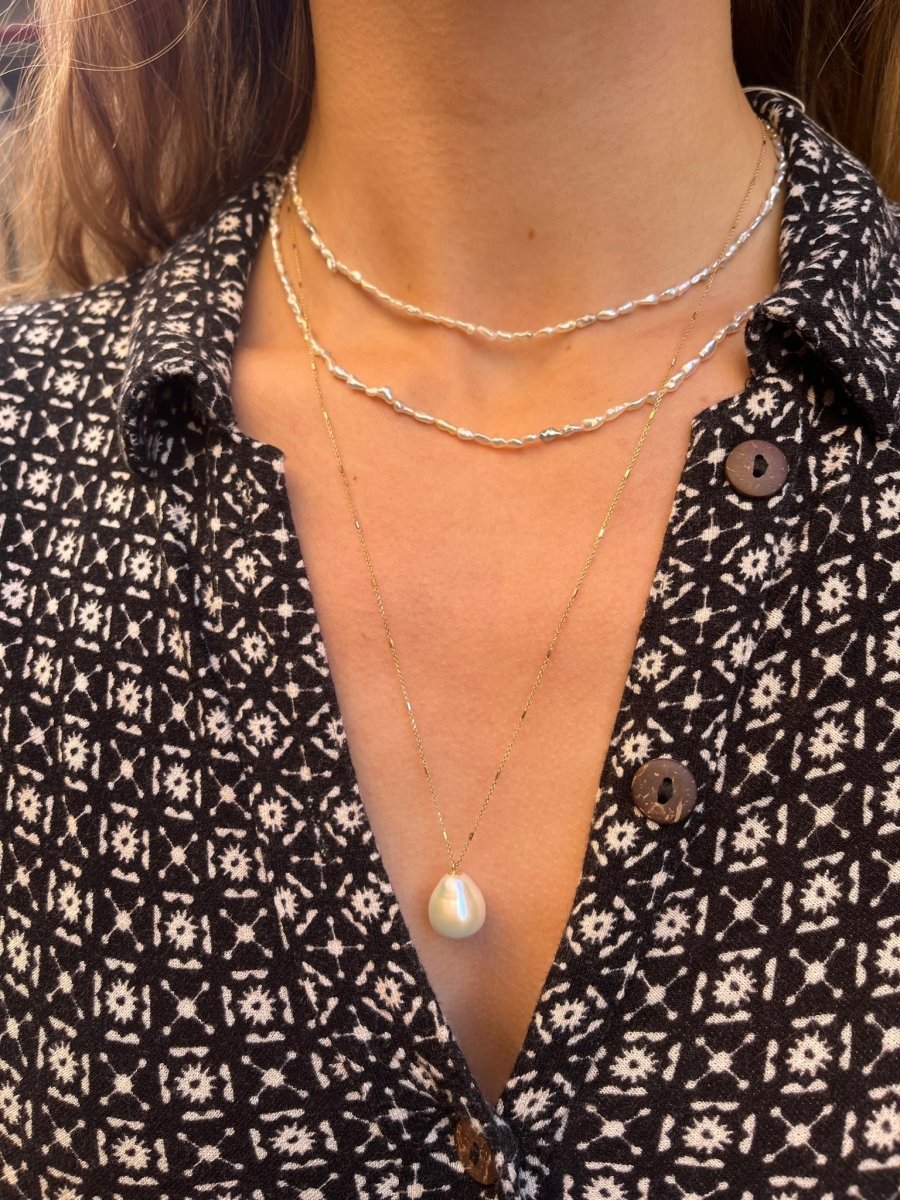 Zoe Chicco 14k Baroque Pearl Necklace